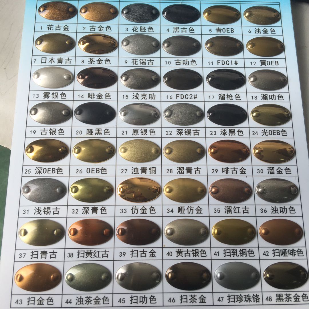 Antique Color Chart