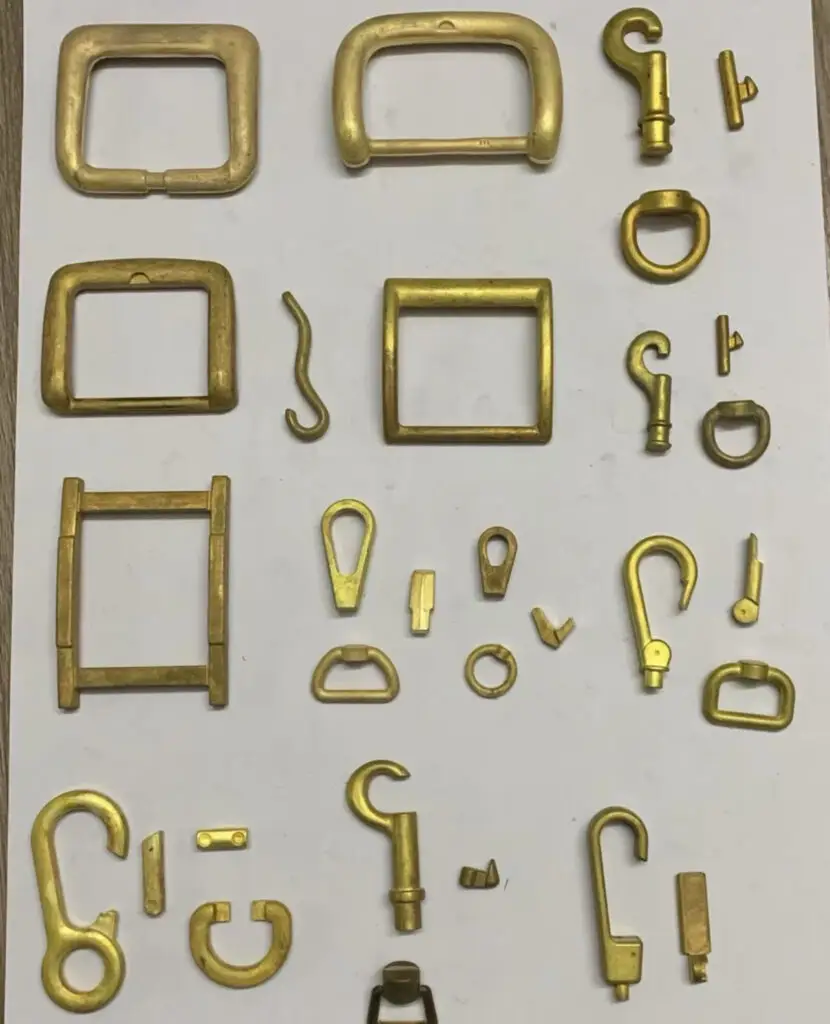 solid brass bag hardware