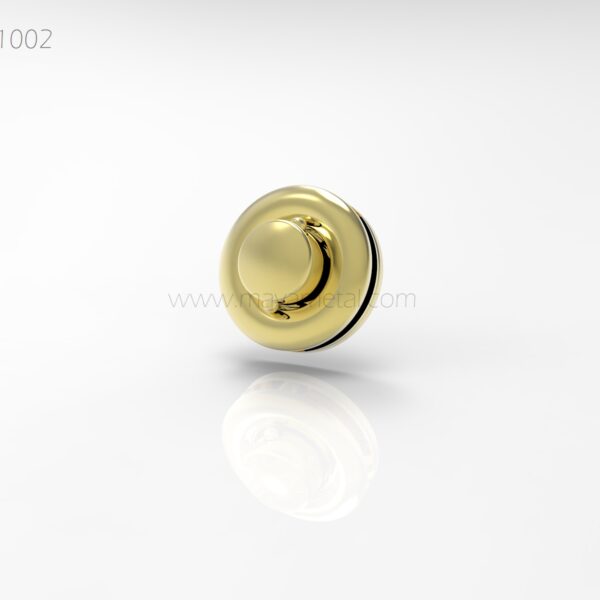 Gold Round Turn Lock Clasp - MYL1002 by Maya Metal
