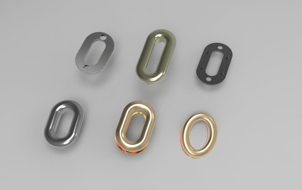 Custom metal eyelets and grommets by Maya Metal