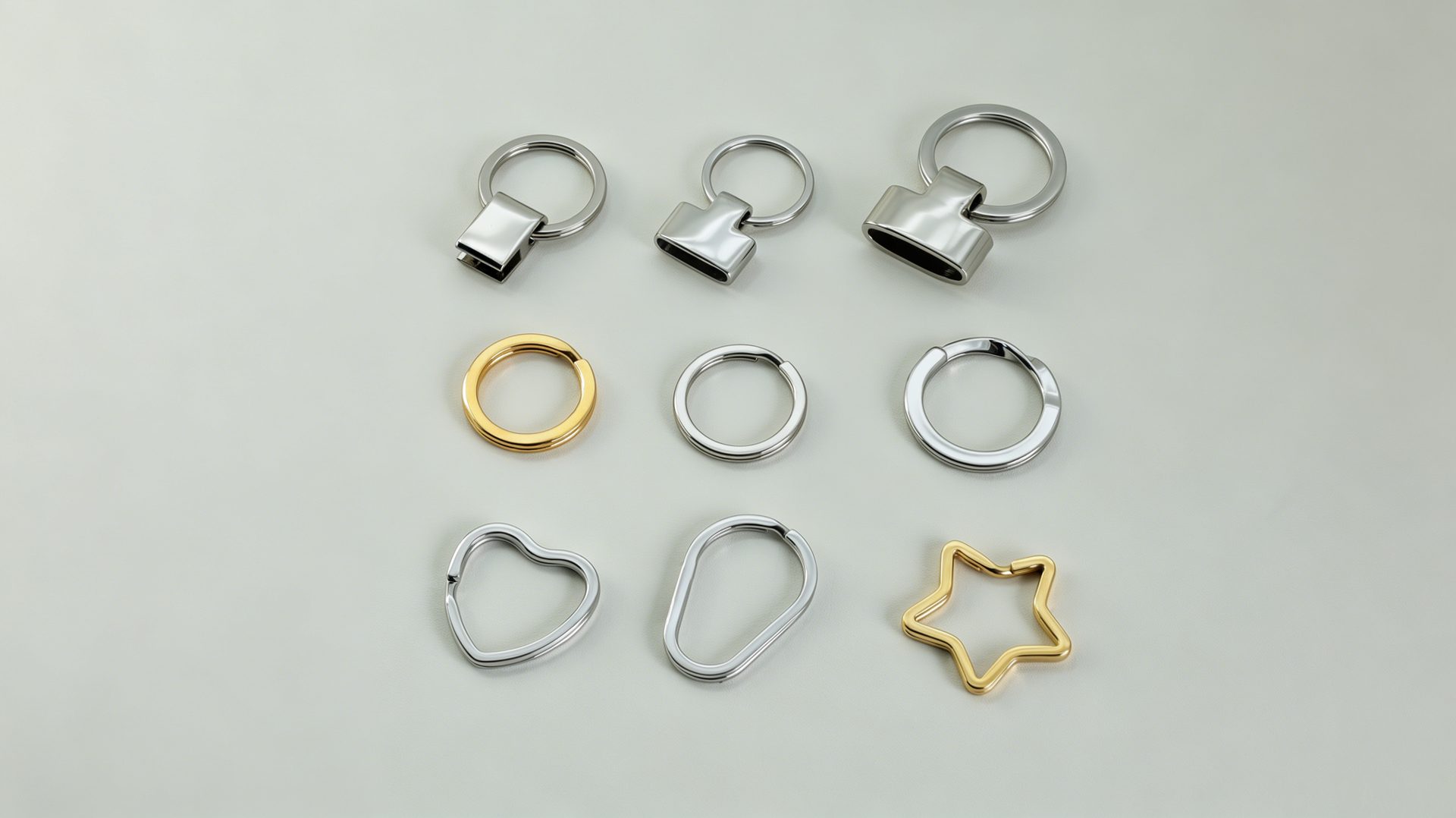 Metal chains and chain hardware for handbags