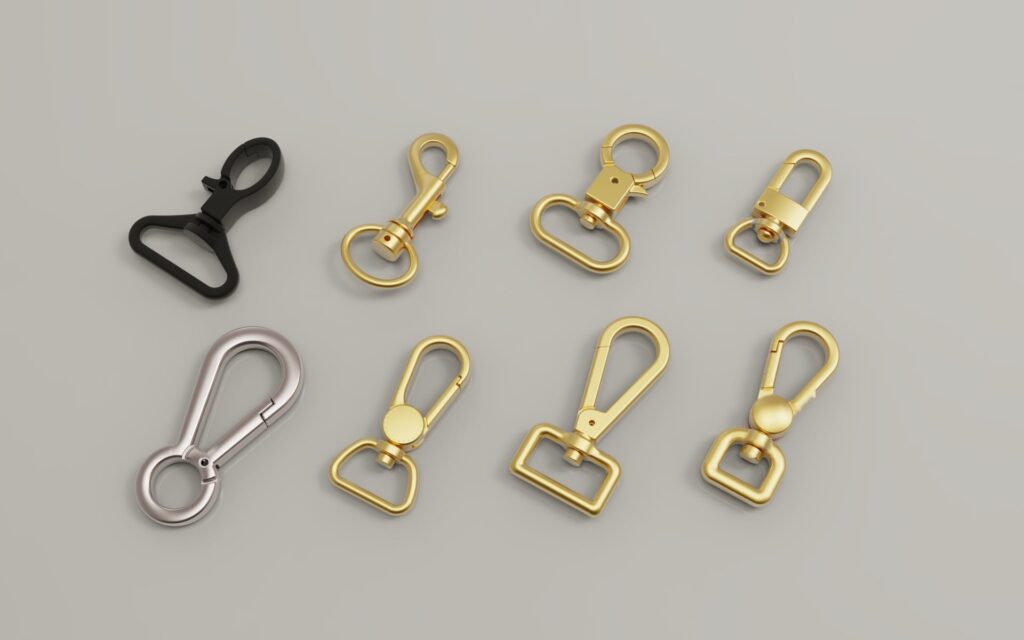 Snap hooks and dog hooks by Maya Metal