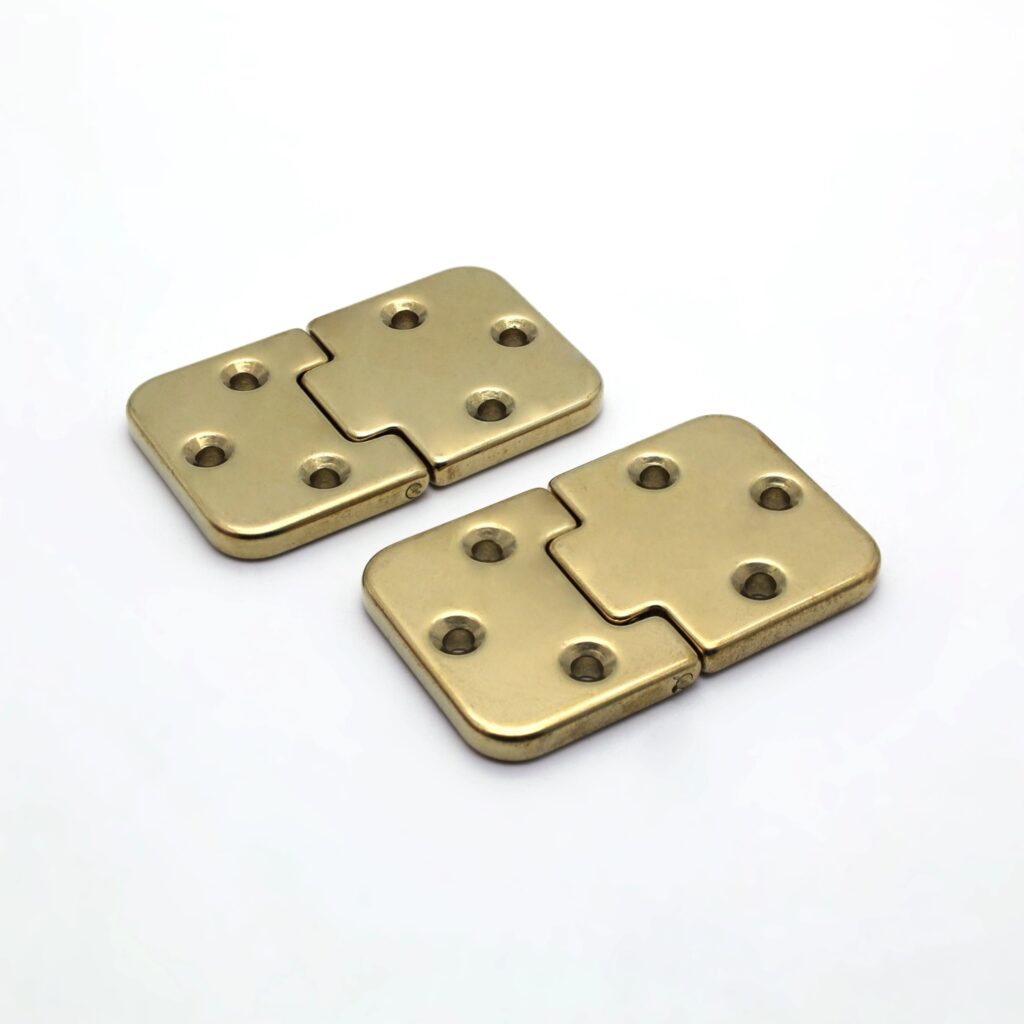maya metal trunk hinge gold
