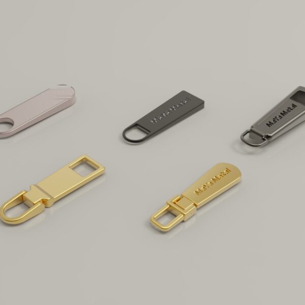 Zipper pullers by Maya Metal